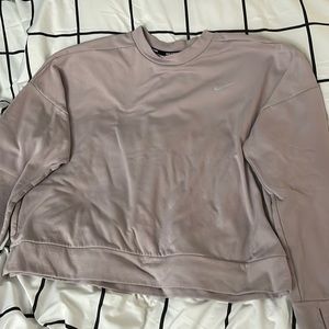 Lavender Nike Dri-Fit Running Sweatshirt